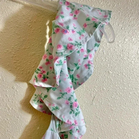 Sokie Collective Size XL The Summer Flutter Dress Green Floral Tiered NEW $189 - Picture 3 of 8